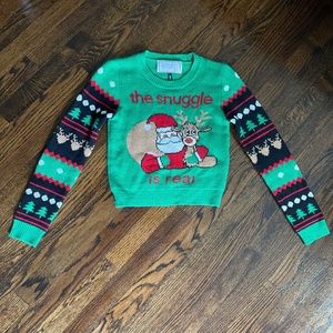 Sweater I Derek Heart childrens Christmas sweater: childrens medium